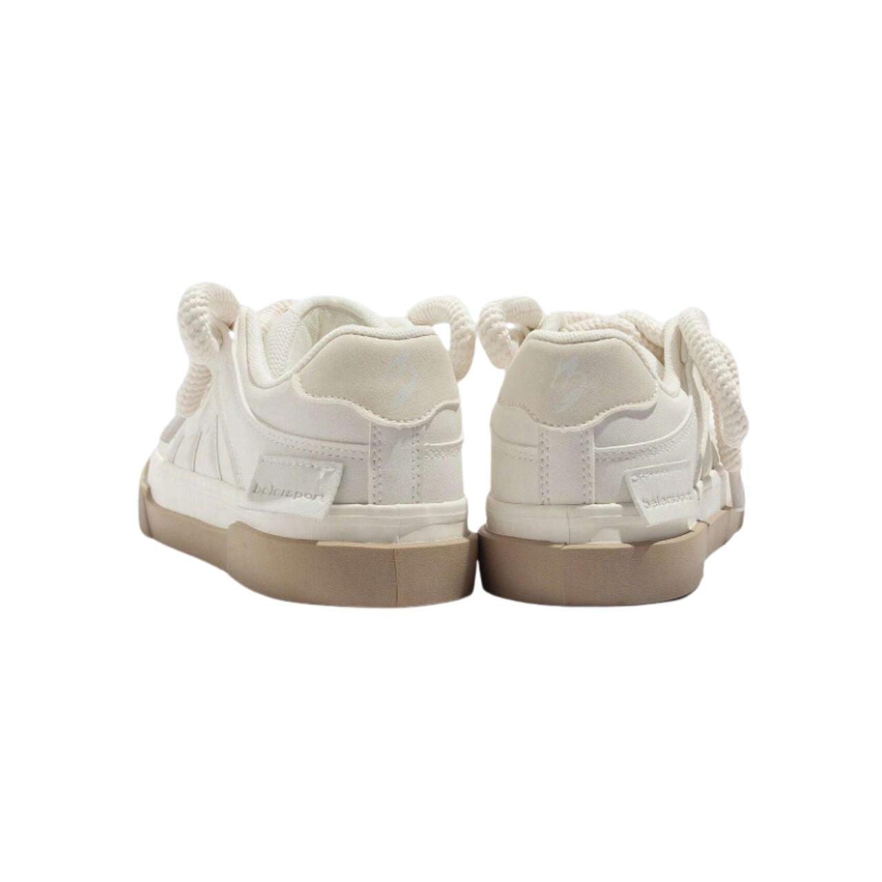 Sneakers fat cord beige